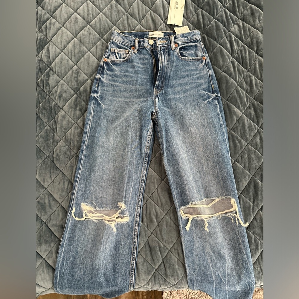 Zara wide leg jeans